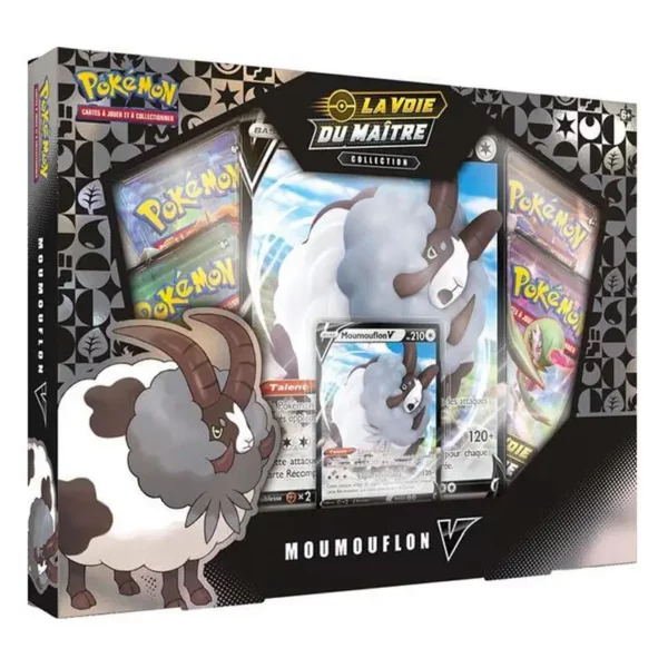 Coffret-Pokemon-Moumouflon-V-la-voie-du-maître Coffret Pokémon Moumouflon, la Voie du Maître EB03.5 du bloc épée et bouclier