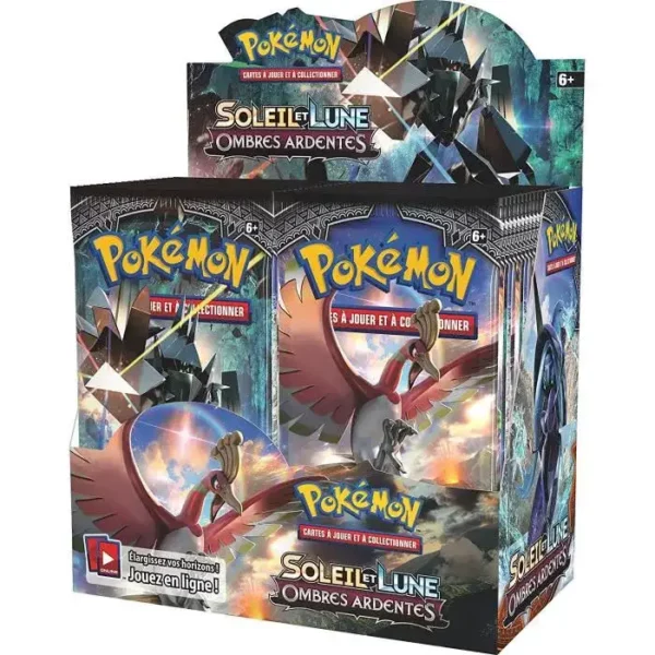 Display Pokemon Soleil et Lune  Ombres Ardentes 36 Boosters