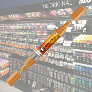 Molotow Acrylic Marker One4All Twin 1,5/4mm 208 Ocher Brown Light