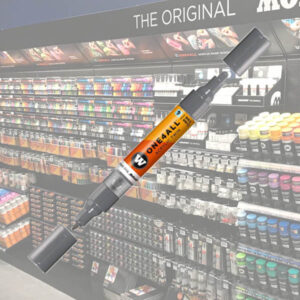 Molotow Acrylic Marker One4All Twin 1,5/4mm 238 Grey Blue Dark