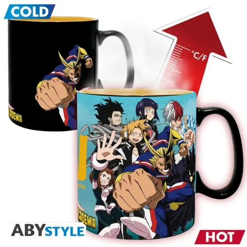 Mug Thermoreactif My Hero Academia - Groupe 460 ml Mug Thermoréactif My Hero Academia - Groupe 460 ml