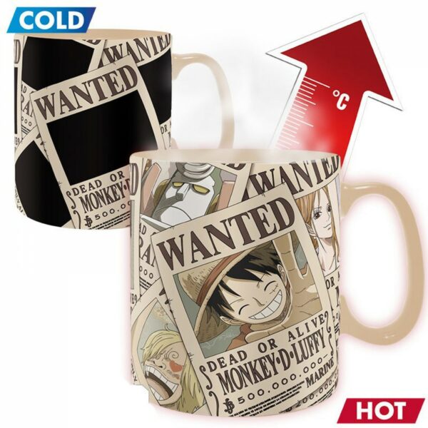 Mug Thermoréactif One Piece - Wanted