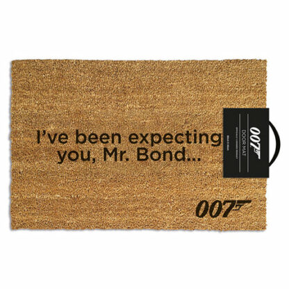 Paillasson James Bond 007 avec l'inscription "I've been expecting you, Mr. Bond..."
