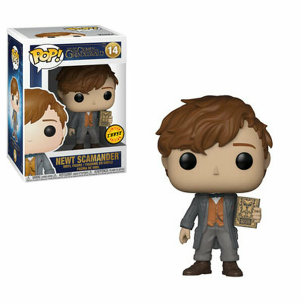 Pop chase Newt-Scamander-14-with-Book-Crimes-of-Grindelwald 1-1 Pop - CRIMES OF GRINDELWALD - Chase Newt Scamander Guide (14)