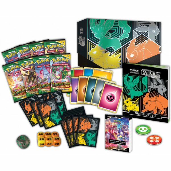 etb pokemon-eb07-evolution-celeste-coffret-dresseur 1-2 ETB Coffret Pokémon Dresseur d'Elite Epée Bouclier Evolution Céleste