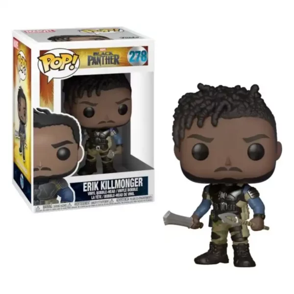 Funko Pop Black Panther Erik Killmonger 278 Pop - BLACK PANTHER - Erik Killmonger (278)