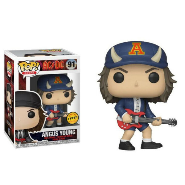 funko pop chase acdc angus young 91 1-1 Pop - ROCKS - Chase Angus Young (91)