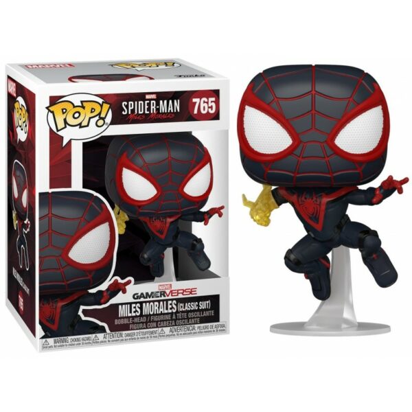 funko pop miles morales spider man 765 1-1 Pop - MARVEL SPIDER-MAN MILES MORALES - Miles Morales Classic Suit (765)