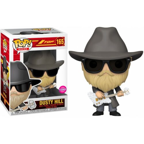 Pop - ROCKS - ZZ Top Dusty Hill Flocked (165)