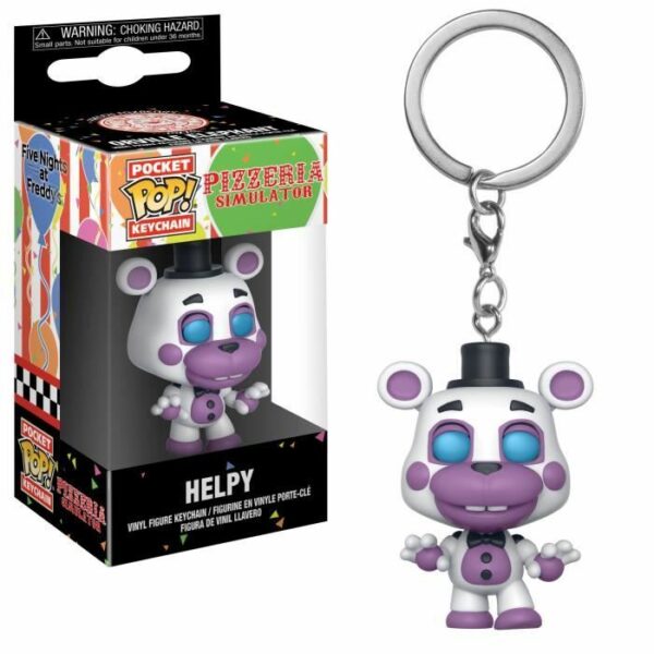 pizzeria simulator helpy-five nights at freddys-porte-cles-pocket-pop-4-cm 1-1 Pocket Pop - FIVE NIGHT AT FREDDY'S - Helpy