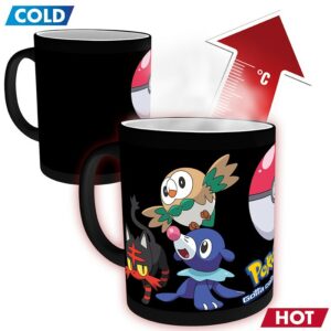 Mug Thermoréactif Pokémon - Brindibou, Otaquin & Flamiaouss 320 ml