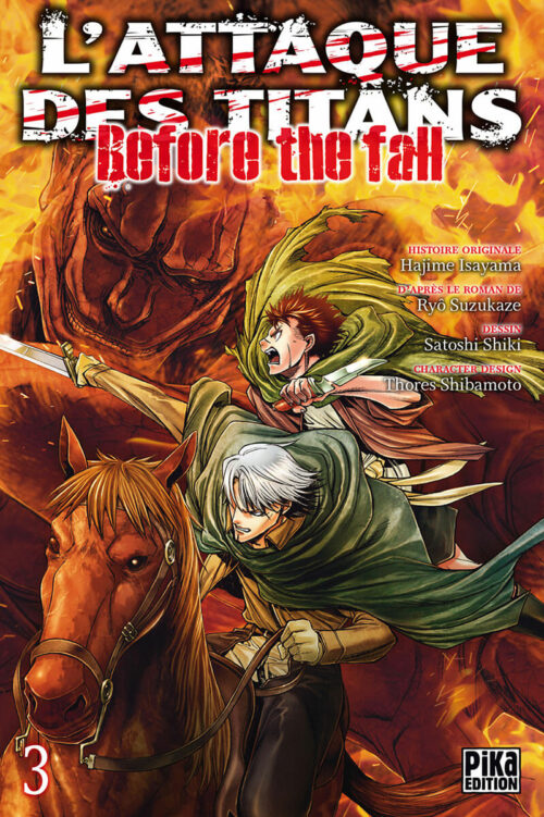 Attaque des Titans Before the Fall tome 03