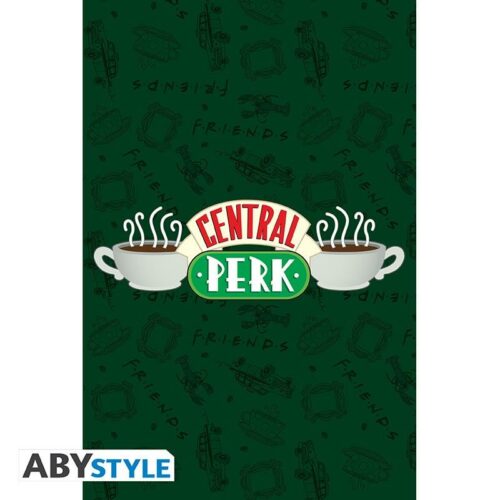 Poster Central Perk Friends 1-1 FRIENDS - Poster «Central Perk» roulé filmé (91.5x61)