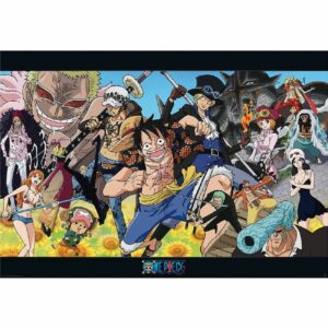 ONE PIECE - Poster "Dressrosa" roulé filmé (91.5x61)