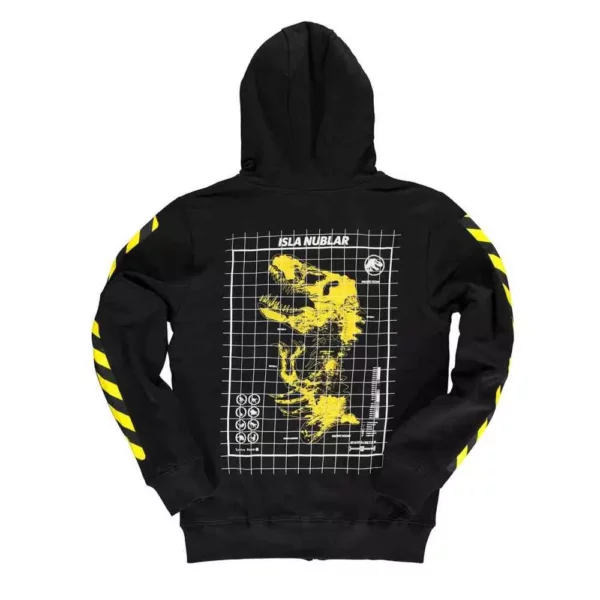 Sweatshirt Jurassic Park - Isla Nublar (Zippé)