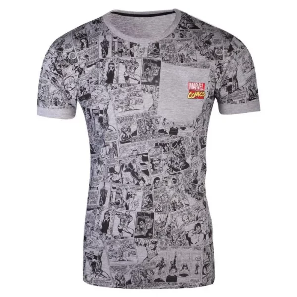 T-Shirt Marvel - Comics AOP Pocket