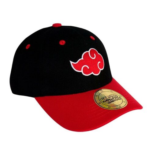 NARUTO SHIPPUDEN - Casquette - Noir & Rouge - Akatsuki