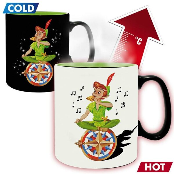 Mug Thermoréactif Disney - Peter Pan Neverland