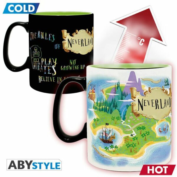Mug Thermoréactif Disney - Peter Pan Neverland