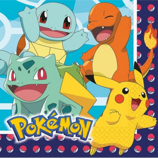 Serviettes papier pokemon 1-1 Serviettes Papier Pokémon