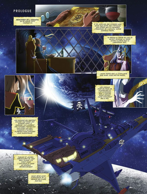 Capitaine Albator, Mémoires de l'Arcadia tome 01