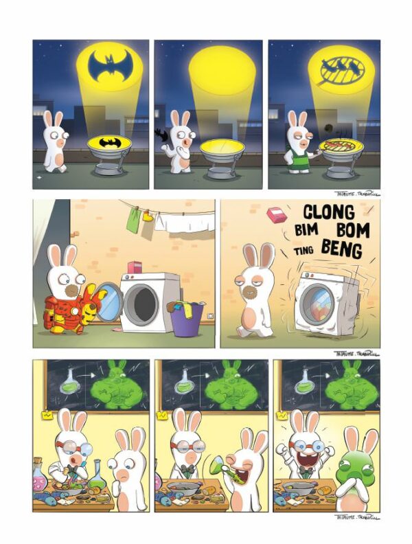 bd lapins cretin 10 1-3 Les Lapins Crétins tome 10 – La classe
