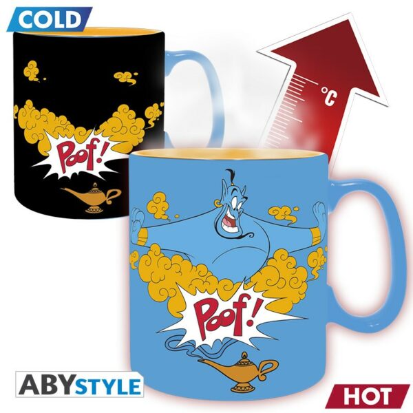 Mug Thermoréactif Disney - Aladdin Génie Poof !