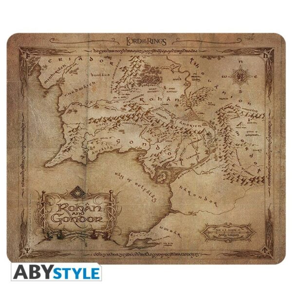 lord-of-the-rings-tapis-de-souris-souple-carte-rohan gondor 1-1 Tapis de Souris Lord Of The Rings - Carte Rohan & Gondor