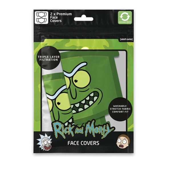Lot de 2 Masques Rick et Morty Pickle Rick