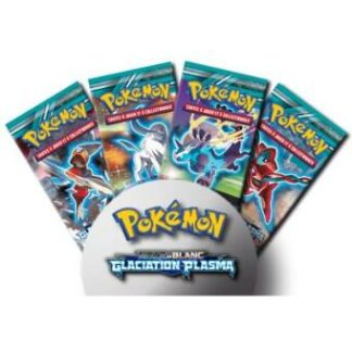 Art Set de 4 Boosters Pokémon Noir & Blanc Glaciation Plasma