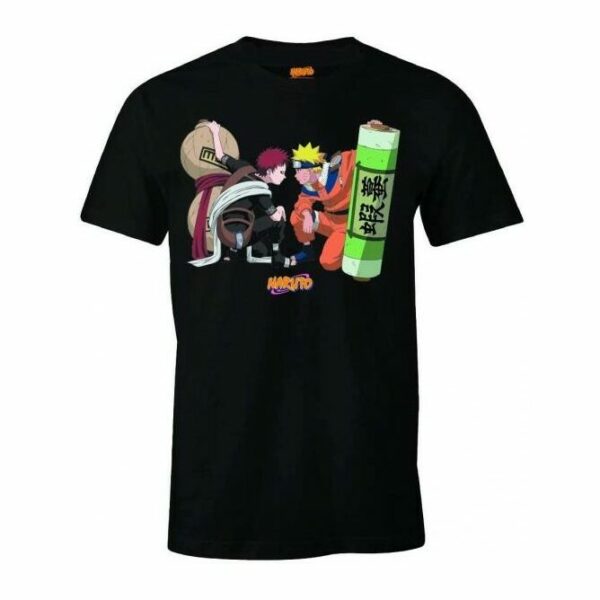 T-Shirt Naruto - Gaara Black