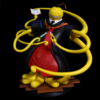 figurine 30 cm assassination classroom koro sensei 1-1 figurine 30 cm assassination classroom koro sensei version jaune