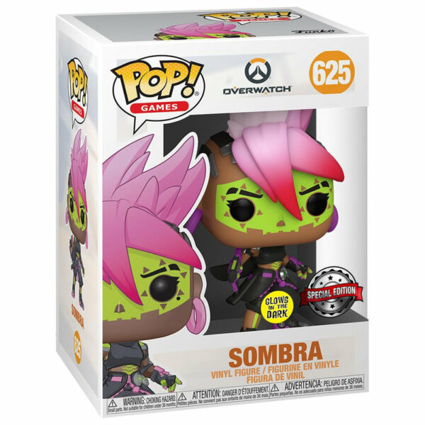 funko pop overwatch sombra gitd 625 1-1 Pop - OVERWATCH - Sombra Los Muertos Exclusive (625) GITD