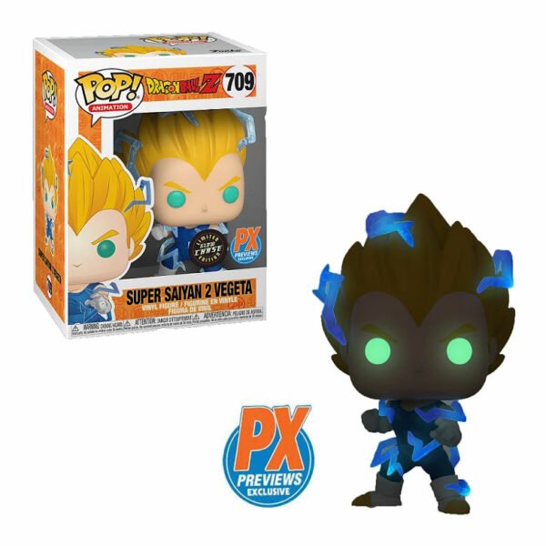 Pop - DRAGON BALL Z - Chase Super Saiyan 2 Vegeta PX (709) GITD