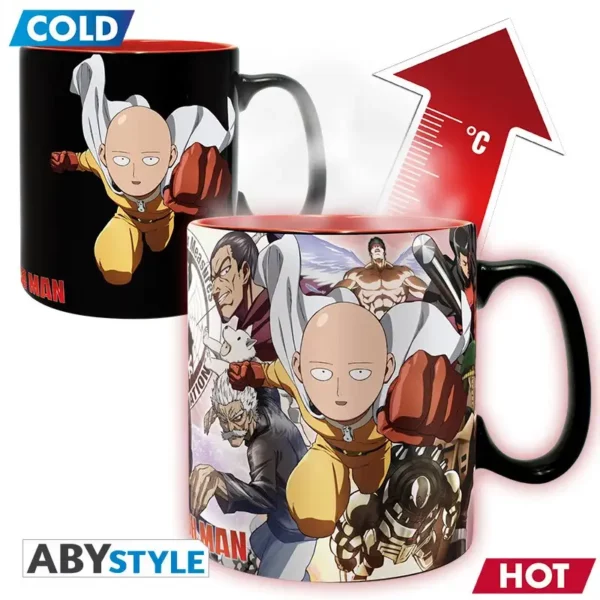 Mug Thermoreactif One Punch Man – Saitama et Genos 460 ml 1-1 Mug Thermoréactif One Punch Man – Saitama et Genos 460 ml