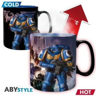 Mug Thermoréactif Warhammer 40K Ultramarines Black Legion 460 ml