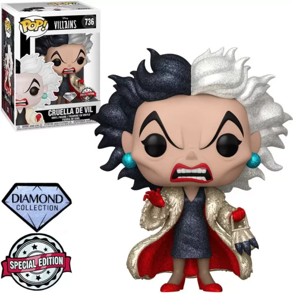 Pop - DISNEY - Cruella De Vil (736) Diamond Special Edition