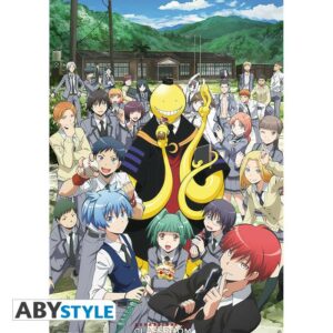 ASSASSINATION CLASSROOM - Poster "Groupe" roulé filmé  (91.5x61)