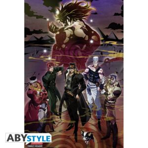 JOJO'S BIZARRE ADVENTURE - Poster - Groupe - roulé filmé (91.5x61)