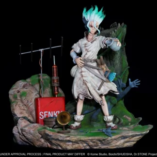 Figurine résine de Senku Ishigami du Manga Dr. Stone, fabricant Kitsune