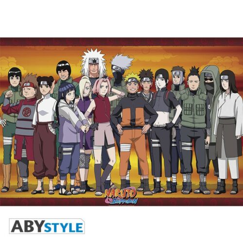 NARUTO SHIPPUDEN - Poster "Ninjas Konoha" roulé filmé (91.5x61)