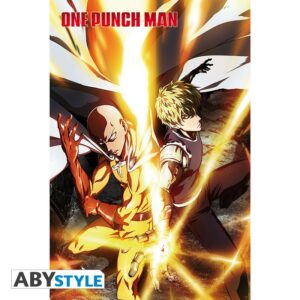 Poster One Punch Man - Saitama et Genos