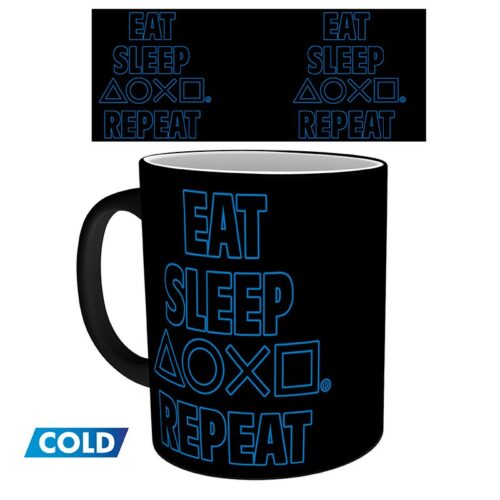 playstation-mug-heat-change-320-ml-manger-dormir-recommencer-1-1 Mug Thermoréactif Playstation – Eat Sleep Repeat 320 ml