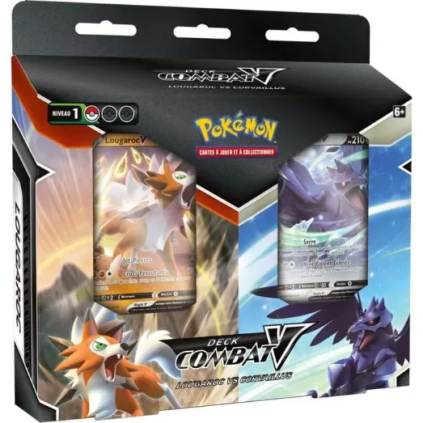 DECK pokemon LOUCAROK ET CORVAILLUS bundle 1-1 Deck Bundle Lougaroc et Corvaillus