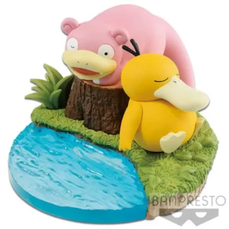 Figurine Pokémon Ramoloss & Psykokwak Diorama Relax Time
