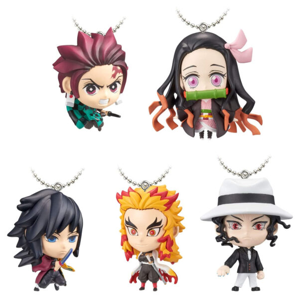 Porte Cles Demon Slayer - 5 personnages Série 2