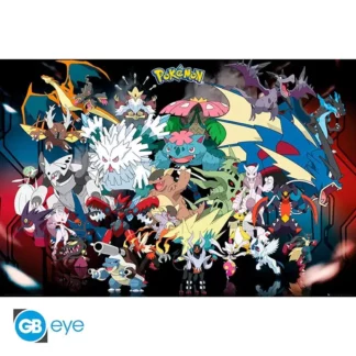Poster Pokémon Mega Evolution 91,5 x 61 cm