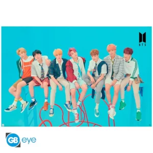 Poster BTS Groupe Bleu 91,5 x 61 cm