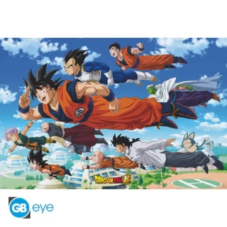 Poster Dragon Ball Super Groupe Goku 91,5 x 61 cm