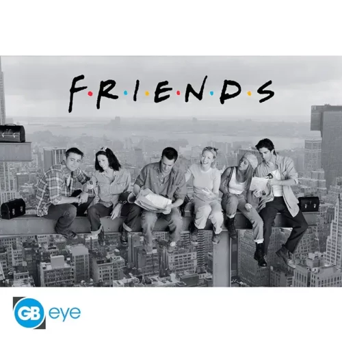 Poster Friends Noir et Blanc 91.5 x 61 cm Poster Friends Noir et Blanc 91,5 x 61 cm